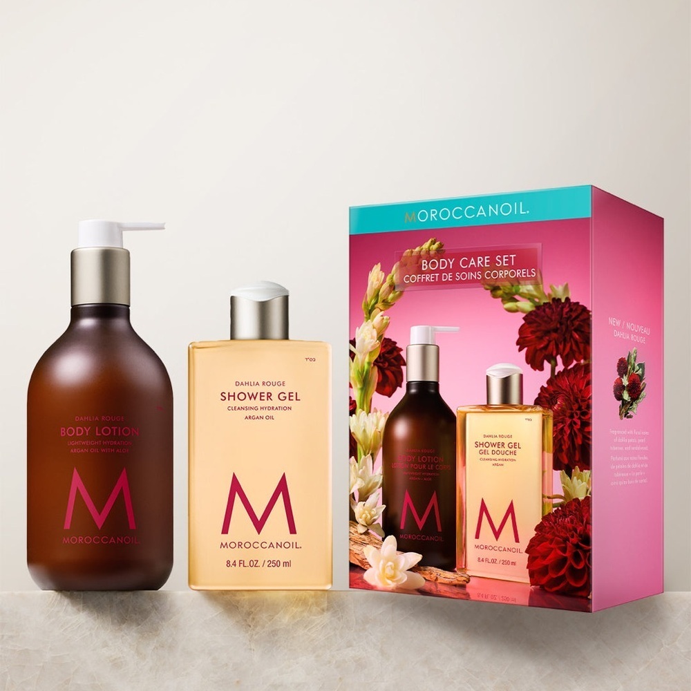 Morocconoil Dahlia Rouge Body Care Set